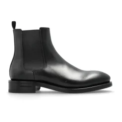 Læder ankelstøvler