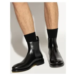 Læder ankelstøvler