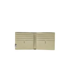 Læder Bifold Pung med Logo Plaque