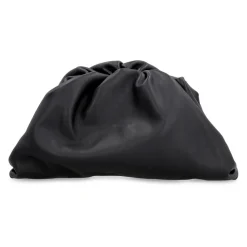 Læder Clutch med Snap Lukning