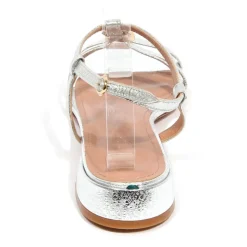 Læder Sandal Shake Argento
