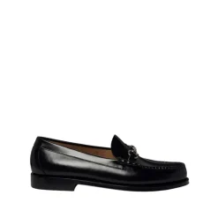 Læder Slip-On Loafers med Klemmedetalje