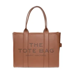 Læder Stor Tote Taske