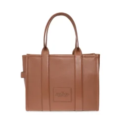 Læder Stor Tote Taske