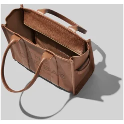 Læder Stor Tote Taske