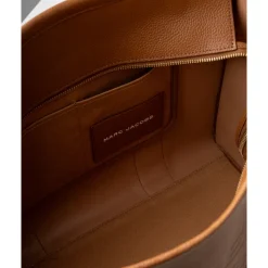 Læder Stor Tote Taske