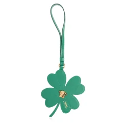 Læder vedhæng med kløvermotiv