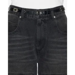 Læderbælte med spænde lukning