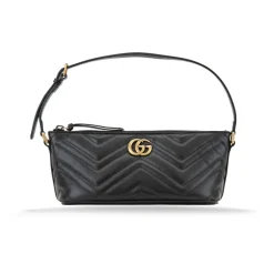 Læderhåndtaske med lynlås