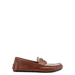 Læderloafers med GG-logo