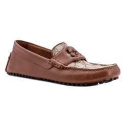 Læderloafers med GG-logo