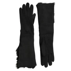 Læderpels Handsker med Kasjmirforing