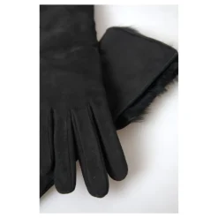 Læderpels Handsker med Kasjmirforing