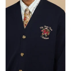 Le Cardigan Slogan Rose