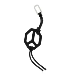 Leather Peace Keyring