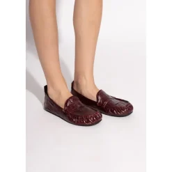 Leather Saddle Loafers