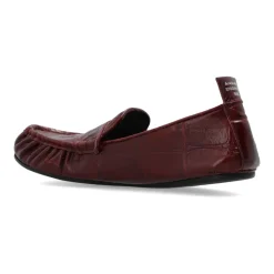 Leather Saddle Loafers