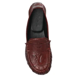 Leather Saddle Loafers
