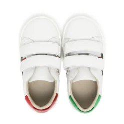 Leather Trainer With Web