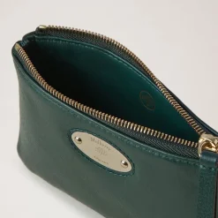 Lille lynlås møntpung i Mulberry Green