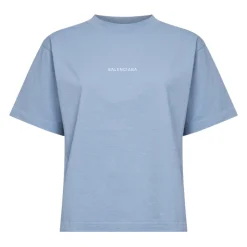 Logo Broderet Bomuldsjersey T-shirt