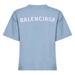 Logo Broderet Bomuldsjersey T-shirt