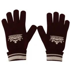 Logo Crown Cashmere Gloves