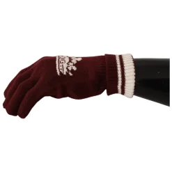 Logo Crown Cashmere Gloves
