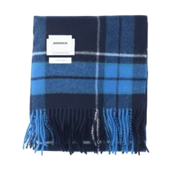 Logo Patch Check Scarf