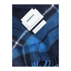 Logo Patch Check Scarf