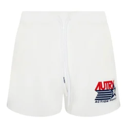 Logo Print Drawstring Shorts