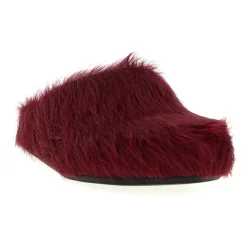 Long Hair Calfskin Fussbett Sabot