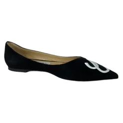 Love Flat Suede Ballerina Sko