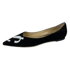 Love Flat Suede Ballerina Sko
