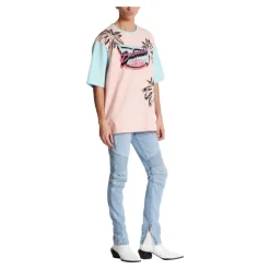 Løs Miami trykt T-shirt