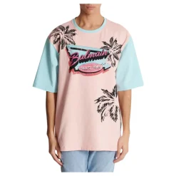 Løs Miami trykt T-shirt