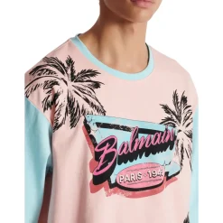 Løs Miami trykt T-shirt