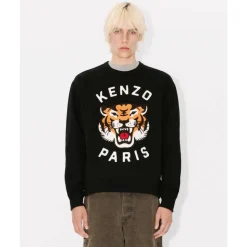 Lucky Tiger Broderet Sweatshirt