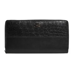 Luksuriøs Struds Læder Pung med Rigeligt Opbevaring