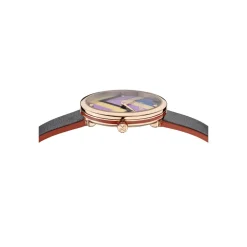 Luksus Dameur med Multifarvet Skive