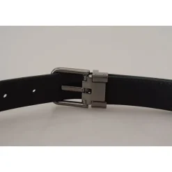 Luksus Jacquard Bælte - Blå, 2.5cm Bredde