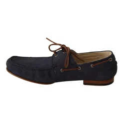 Luksus Læderbådesko med Logo