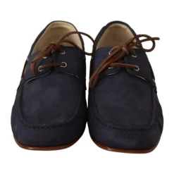 Luksus Læderbådesko med Logo