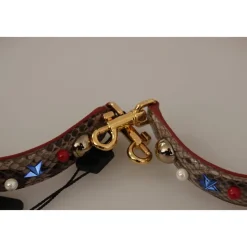 Luksus Python Læder Skulderrem