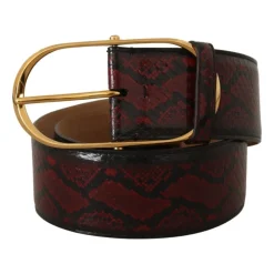 Luksus Python Læderbælte