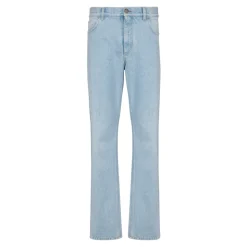 Lysblå regular-fit denim jeans