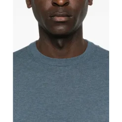 Maglia girocollo in maglia manica corta