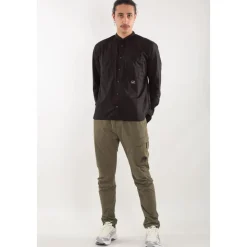 Mandarin Mussola Skjorte i Lys