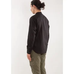 Mandarin Mussola Skjorte i Lys