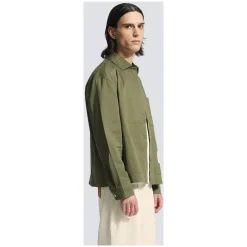 Mellemtung Bomuld Chore Overshirt med Lommer